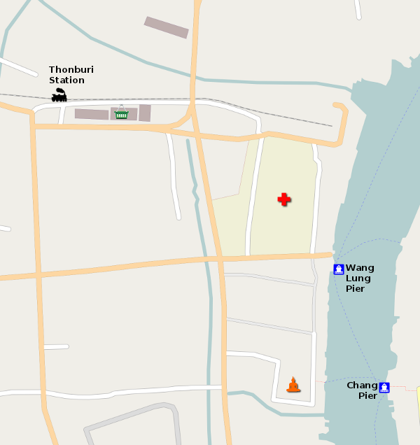 Thonburi Rail Station Map